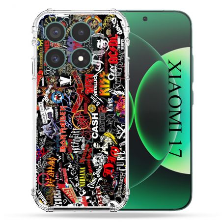Coque Renforcée Pour Xiaomi 17 Musique Rock Groupe