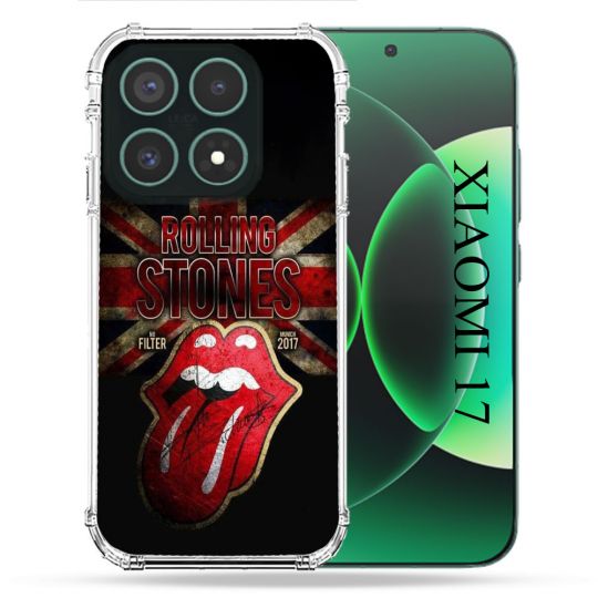Coque Renforcée Pour Xiaomi 17 Musique Rolling Stones