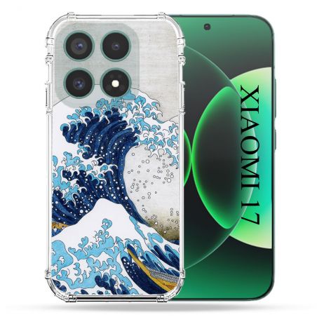 Coque Renforcée Pour Xiaomi 17 Peinture La Grande Vague