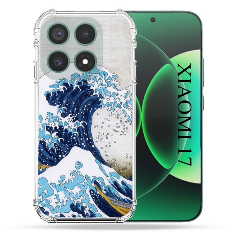 Coque Renforcée Pour Xiaomi 17 Peinture La Grande Vague