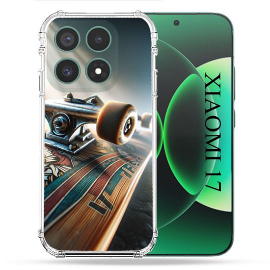 Coque Renforcée Pour Xiaomi 17 Planche Skate