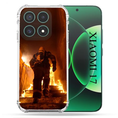 Coque Renforcée Pour Xiaomi 17 Pompier Escalier