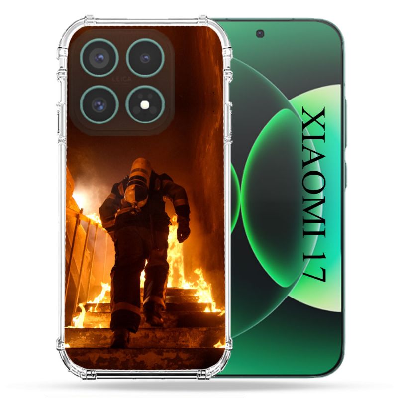 Coque Renforcée Pour Xiaomi 17 Pompier Escalier