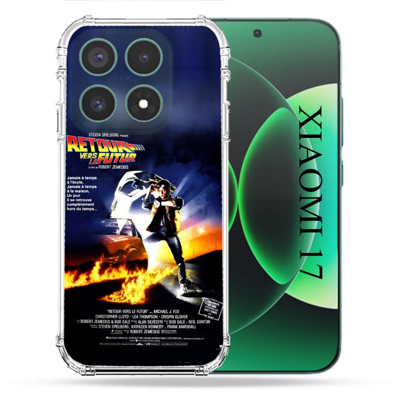 Coque Renforcée Pour Xiaomi 17 Retour Vers Le Futur Affiche