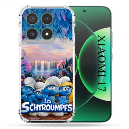 Coque Renforcée Pour Xiaomi 17 Schtroumpfs Forêt