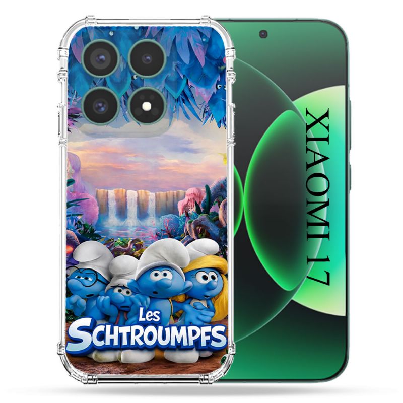 Coque Renforcée Pour Xiaomi 17 Schtroumpfs Forêt