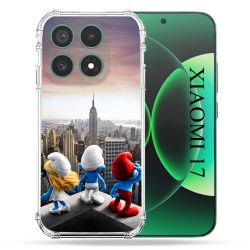 Coque Renforcée Pour Xiaomi 17 Schtroumpfs New York