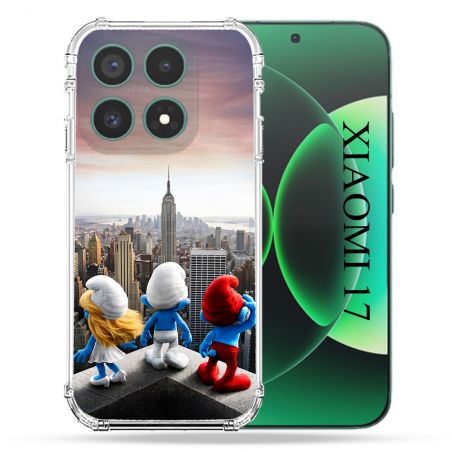 Coque Renforcée Pour Xiaomi 17 Schtroumpfs New York