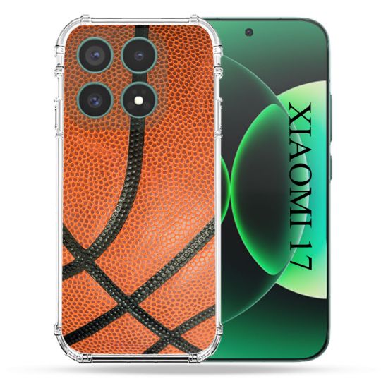 Coque Renforcée Pour Xiaomi 17 Sport Ballon Basket