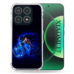 Coque Renforcée Pour Xiaomi 17 Sport Cyclisme Bleu