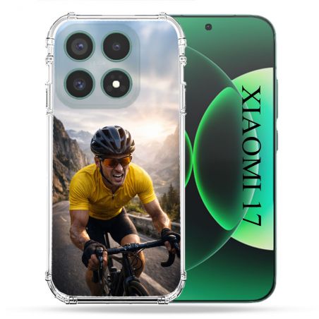 Coque Renforcée Pour Xiaomi 17 Sport Cyclisme Maillot Jaune