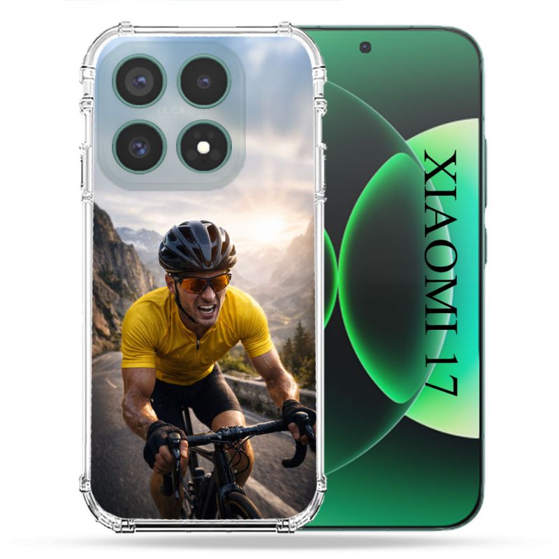 Coque Renforcée Pour Xiaomi 17 Sport Cyclisme Maillot Jaune