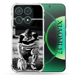 Coque Renforcée Pour Xiaomi 17 Sport Rugby Noir Blanc