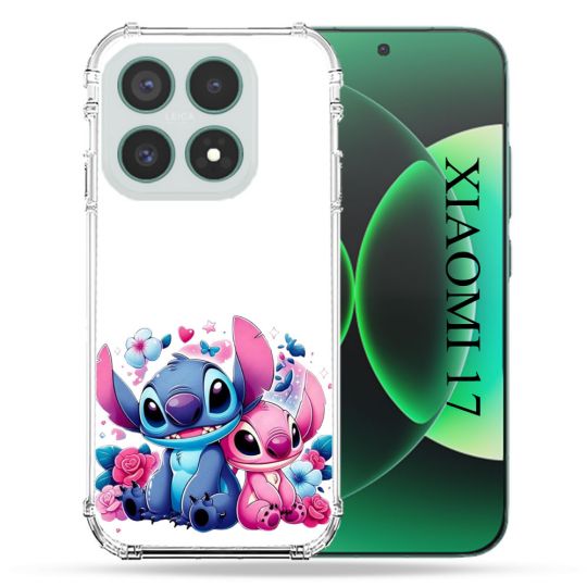 Coque Renforcée Pour Xiaomi 17 Stitch Love