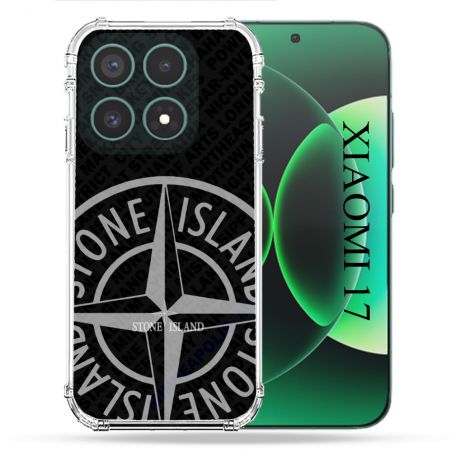 Coque Renforcée Pour Xiaomi 17 Stone Island Gris
