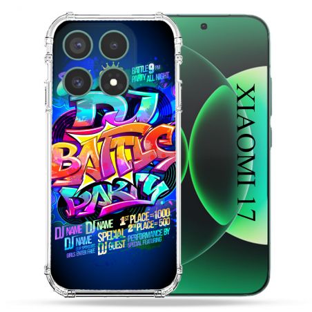 Coque Renforcée Pour Xiaomi 17 Street Art Rap