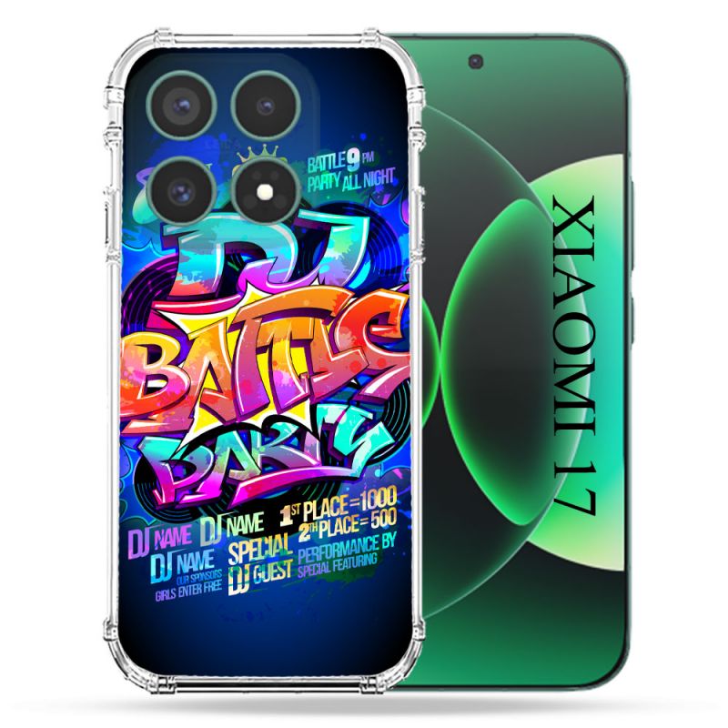 Coque Renforcée Pour Xiaomi 17 Street Art Rap