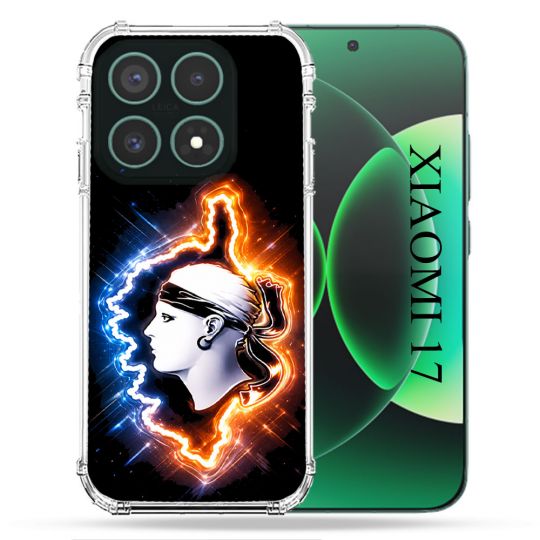 Coque Renforcée Pour Xiaomi 17 Voyage Corse Brillante