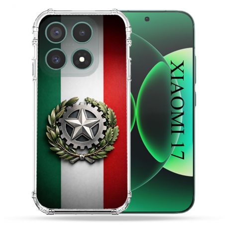 Coque Renforcée Pour Xiaomi 17 Voyage Drapeau Italie