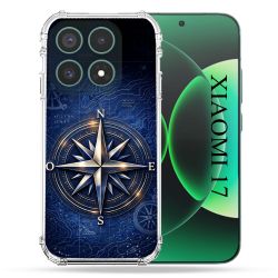 Coque Renforcée Pour Xiaomi 17 Voyage Rose des Vents Marine