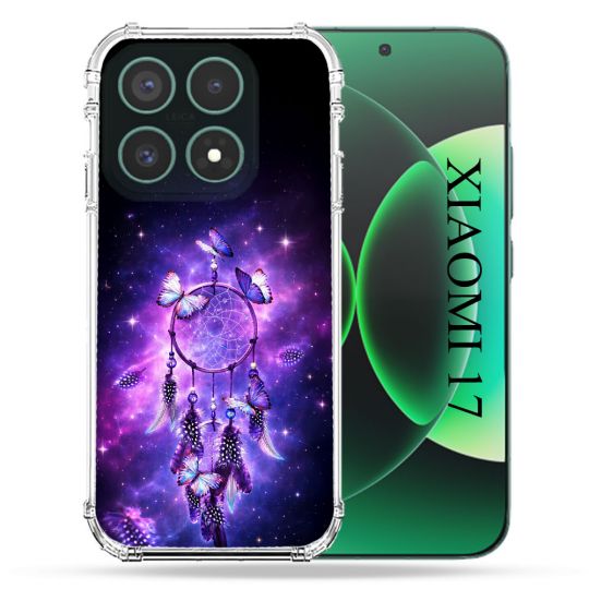 Coque Renforcée Pour Xiaomi 17 Zen Attrape Reve Papillon 2026