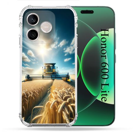 Coque Renforcée Pour Honor 600 Lite 5G Agriculture Moissonneuse Blé