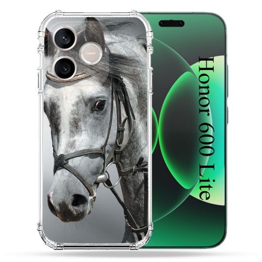 Coque Renforcée Pour Honor 600 Lite 5G Animal Cheval Blanc