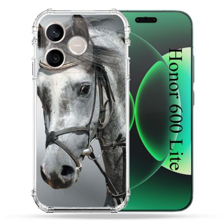 Coque Renforcée Pour Honor 600 Lite 5G Animal Cheval Blanc