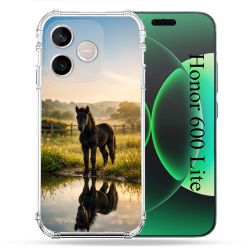 Coque Renforcée Pour Honor 600 Lite 5G Animal Cheval Reflet
