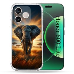 Coque Renforcée Pour Honor 600 Lite 5G Animal Elephant Savane