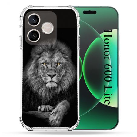 Coque Renforcée Pour Honor 600 Lite 5G Animal Lion Majestueux