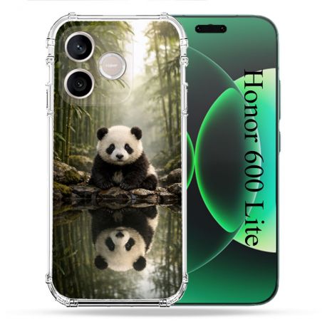 Coque Renforcée Pour Honor 600 Lite 5G Animal Panda Reflet