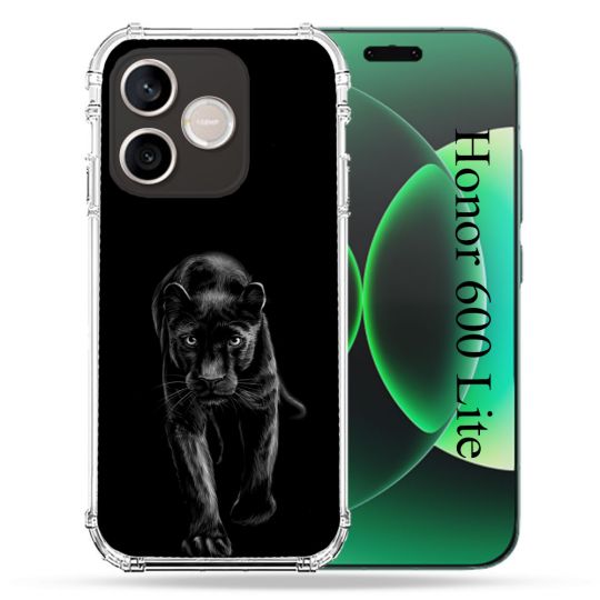 Coque Renforcée Pour Honor 600 Lite 5G Animal Panthère Noire