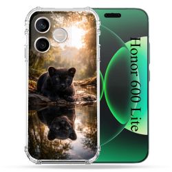 Coque Renforcée Pour Honor 600 Lite 5G Animal Panthère Reflet