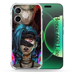 Coque Renforcée Pour Honor 600 Lite 5G Arcane Jinx Bleu