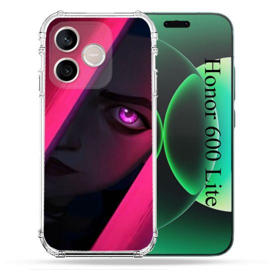 Coque Renforcée Pour Honor 600 Lite 5G Arcane Jinx Rose