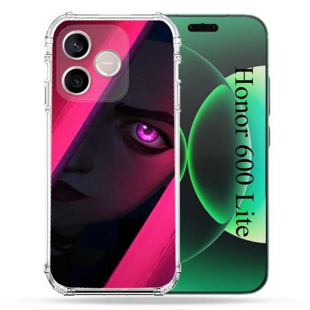 Coque Renforcée Pour Honor 600 Lite 5G Arcane Jinx Rose