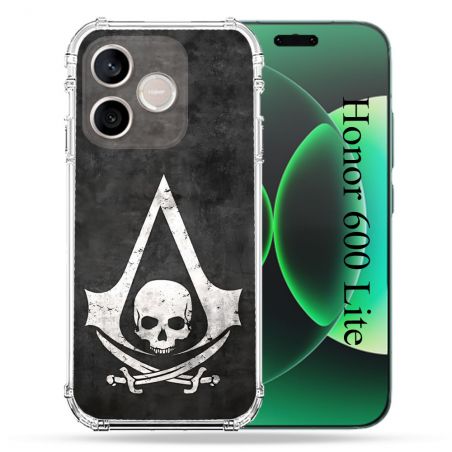 Coque Renforcée Pour Honor 600 Lite 5G Assassin Creed Tete Mort
