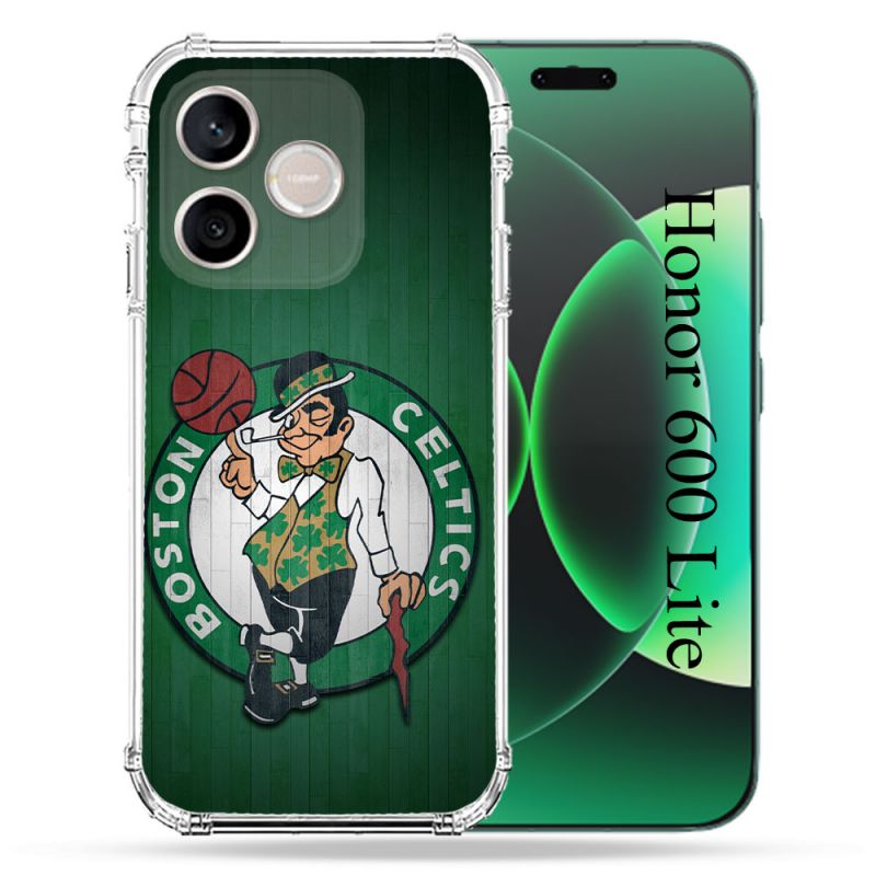 Coque Renforcée Pour Honor 600 Lite 5G Basket Boston Celtics