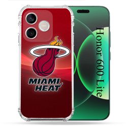 Coque Renforcée Pour Honor 600 Lite 5G Basket Miami Heat