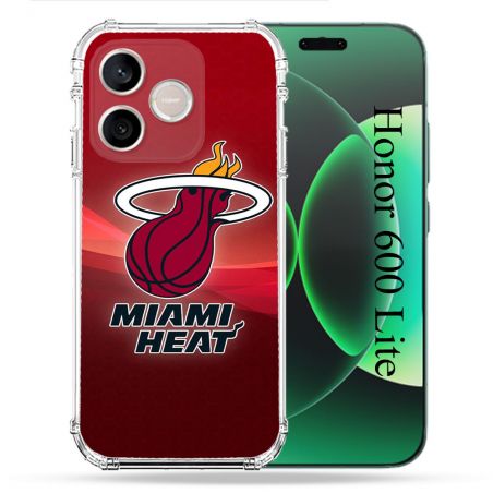 Coque Renforcée Pour Honor 600 Lite 5G Basket Miami Heat