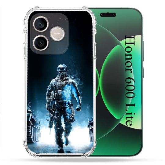 Coque Renforcée Pour Honor 600 Lite 5G Call Of Duty Guerrier