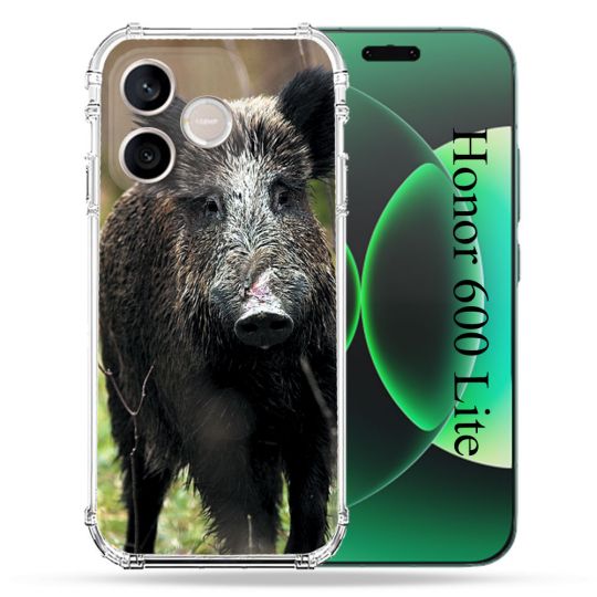 Coque Renforcée Pour Honor 600 Lite 5G Chasse Sanglier bois