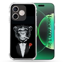 Coque Renforcée Pour Honor 600 Lite 5G Decale Singe Mafia