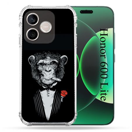 Coque Renforcée Pour Honor 600 Lite 5G Decale Singe Mafia