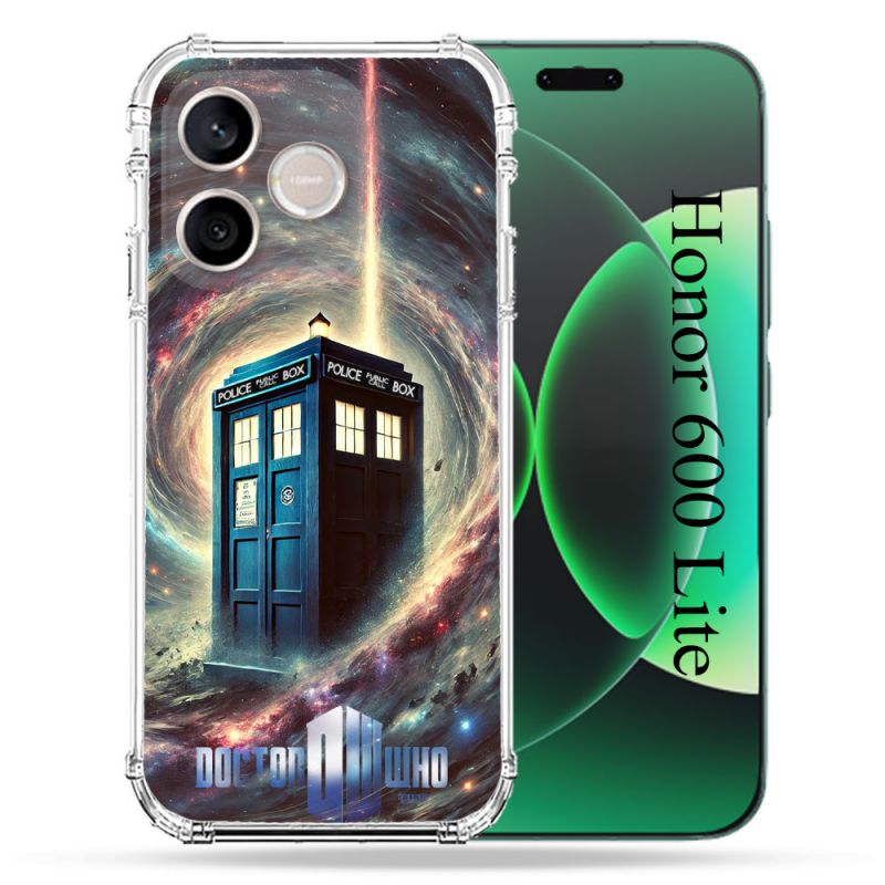 Coque Renforcée Pour Honor 600 Lite 5G Dr Who Tardis Univers