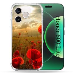 Coque Renforcée Pour Honor 600 Lite 5G Fleur Coquelicot