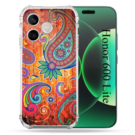 Coque Renforcée Pour Honor 600 Lite 5G Fleur Psychedelic
