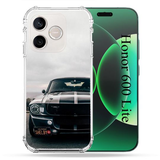 Coque Renforcée Pour Honor 600 Lite 5G Ford Mustang GT500 Vintage