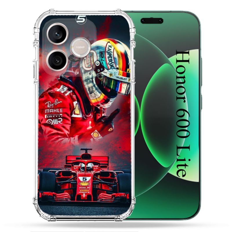Coque Renforcée Pour Honor 600 Lite 5G Formule 1 F1 Ferrari